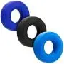 Hunkyjunk HUJ3 C-Ring 3-Pack - Tar/Cobalt/Aqua Hunkyjunk HUJ3 C-Ring 3-Pack - Tar/Cobalt/Aqua
