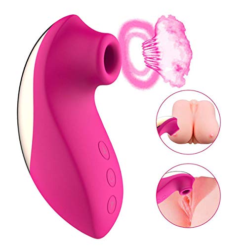 Clitoral Sucking Vibrator with 10 Suction & Vibration Modes for Women Clit Orgasm,Nipples Kissing Adult Sex Toys Clit Sucker, Couple Solo Oral Sex Quiet Waterproof Portable Rechargeable