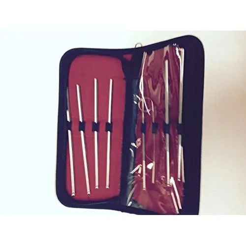 SNAKE 8 PIECE PROBE SET IN DELUXE BLACK LEATHER ZIPPERED CASE SNAKE 8 PIECE PROBE SET IN DELUXE BLACK LEATHER ZIPPERED CASE