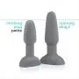 B-VIBE - Rimming Plug Petite - Beginner Vibrating and Rotating Butt Plug ( 3.9” x 1.4” - Teal )