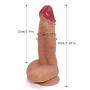 JSCRlove 7.67 in Realistic Soft-Ďîldɔ Women Massager Relaxing Toy,Beginners Lifelike Suction Cup Fun-ny Tools Women T-Shirt