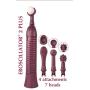 Eroscillator® 2 Plus with Ultra Soft Finger Tip™ (purple) (1 pack of 4 attachments with 7 heads)