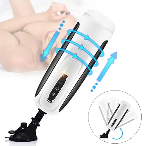 Male Masturbators UTIMI Rotating Automatic Masturbation Cup Pocket Pussy 3D Realistic Vagina Sex Toys for Men, Moaning Voice Built-in Male Masturbators UTIMI Rotating Automatic Masturbation Cup Pocket Pussy 3D Realistic Vagina Sex Toys for Men, Moaning Voice Built-in