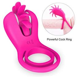 GRADYBROW Vibranting Lasting Rooster r-i-ng for Men Waterproof Pěnǐs Ring Male Rings Soft Silicone Vibrantor