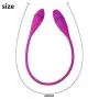 G-Spotter Wand Double Dong 21" Vibrators,Realistic Double Sided Silicone Dildos for G-Spot Clitoris Nipple Prostate Vagina Stimulation with Adjustable Angles