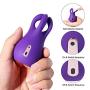 G Spot Vibrator - Iusmnur Silicone Mini Clitoral Vibrator with 4 Tentacles 10 Frequency for Intense Clit Orgasm, Rechargeable Waterproof Nipple Stimulator Sex Toys for Women and Couples (Purple)