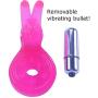 Cock Ring for Men Penis Vibrator Erection Enhancer for Stronger Orgasms Couples Sex Toy