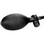 Yiwa Anal Dilator Natural Latex Inflatable Vibrating Butt Plug Vibrator Stimulator
