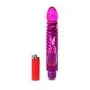 Wireless 8 Inch Ribbed Rabbit Vibrator with Anal Tickler - Violet - Waterproof Multispeed Vibrating Dildo - Rated #1 Vibrator Guaranteed - Provides Endless Hours of Pleasure - Stimulates G-spot, Anus, and Clitoris At the Same Time - By Healthy Vibes