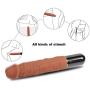 LSANNUY Relax Massage Wand Wand Massage Wand with 10 Powerful Speeds & Astonishing 10 Modes, Rechargeable Handheld Body Massage Wand Waterproof Silicone Flesh Silicone Pleasure Toy