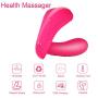 Body-Safe Silicone Wand Massager 10 Powerful Shock Vibrations Heating Muscle Massager IPX7 Full Waterproof Soundless - Remote Control Multi Shock Settings is Always a Right for You