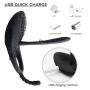 Portable - Rechargeable - Wearable Massager - Silicone - Waterproof - 10 Kinds of Multi-Speed Vibration Frequency - Massage The Neck, Shoulders, Foot Muscles, Etc - Relax - Bring Fun
