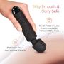 Micro Massage Wand Device by Yarosi - Smallest and Strongest Cordless Handheld Massage - Powerful - Best for Travel - Magic Stress Away - Perfect on Back Legs Hand Pains and Sports Recovery