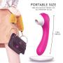 Powerful Clitorial stimulating with 3 Suction Modes +8 Vibration Pattern stimulating Toy for Female,can USB Rechargeable Waterproof G Spots masseger for Women Suction 100% Secret Packing