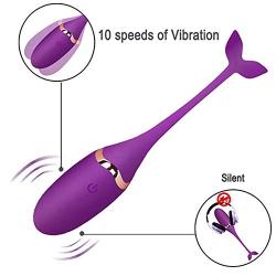 ZHLZZ Vibrating Egg Remote Control Vibrators Sex Toys for Women Exercise Vaginal Kegel Ball G-Spot Massage USB Rechargeable,Red