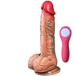 Huge-Vibratòr with 10 Speeds Rotating Vibrating Hands Free Play for Women