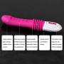 Anfei Vibrator Adult Sex Toys, Silicone Clitorial Stimulator Waterproof USB Rechargeable Vibrating G-Spot Power Wand Massager,10 Vibration Modes, 3 Stretching-Modes, Discreet Packaging