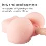 Pussy Ass Male Masturbator, 3D Realistic Anal Butt and Tight Vagina Stroker for Couples Men Masturbation, Silicone Virgin Anus Sex Doll with 2 Hole (5.8 pounds)