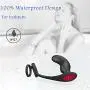 Anal Sex Toys Prostate Massager -Feelingirl Male Vibrators Penis Ring 9-Vibration Mode Wireless Remote Control Vibrator Rechargeable Waterproof P-spot Vibrating for Men and Couples.