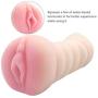 Yikiop T-Shirt Male Aír-cräft Cup, Deluxe Massager Soft Lifelike Skin for Male Enhancement Training, Man Warm Cup - Training Sleeve Black