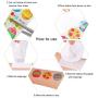 Phogary 200 Pieces 20 Sheets Animals Theme Temporary Tattoos Zoo Patterned Body Art Waterproof Tattoos for Kids