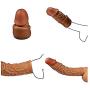 Privacy Packaging-Penis Sleeve Penis Case Cover Extender,Extension Cock Enlarger Condom Sheath Penis-Enhancing Enlarger Delay Ejaculation Toy for Men zgyad700828996393