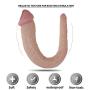 14.2Inch Double Sided Big Toy Real Feel Soft Flexible Double Head Ďîldɔ Relax Waterproof Massager for Women 14.2Inch Double Sided Big Toy Real Feel Soft Flexible Double Head Ďîldɔ Relax Waterproof Massager for Women