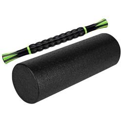 Mr. Fit High Density Extra Firm Foam Roller for Physical Therapy, Massage Therapy