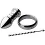 Zeus Electrosex Zeus Deluxe Series Voltaic for Him Stainless Steel Male E-Stim Kit