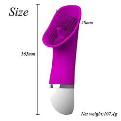 Noiseless Wand Wireless Tongue Vîbrant Waterproof 30-Frequency Vibration Wand Sucking Tool