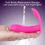 Clitoral G-Spot Vibrator, Xocity, Dildo Vibrator with Wireless 10M Remote Contral and 42°C Heating Function 10 Vibration Modes, Wearable Vibrator Adult Sex Toy for Women Female Couples