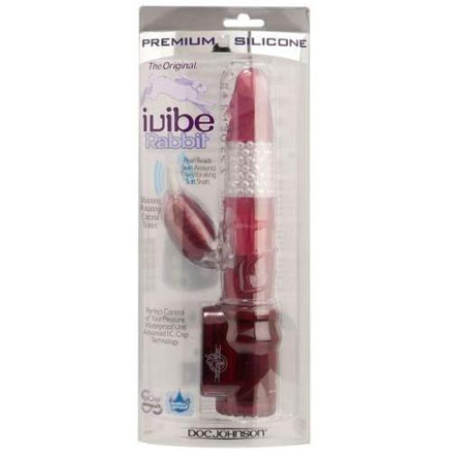 Doc Johnson Ivibe Rabbit Silicone, Strawberry