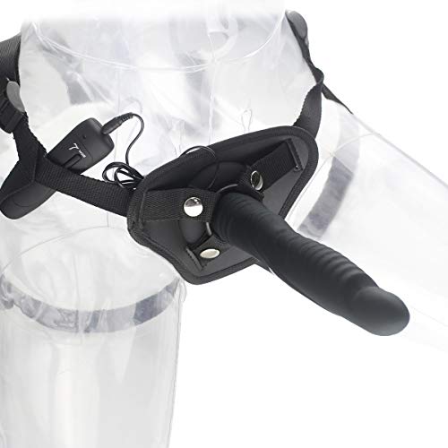 ZYYSQ Silicone Péggîng Stráp Ôn for Couple Role Play - Flexible Wand ZYYSQ (Color : Black)