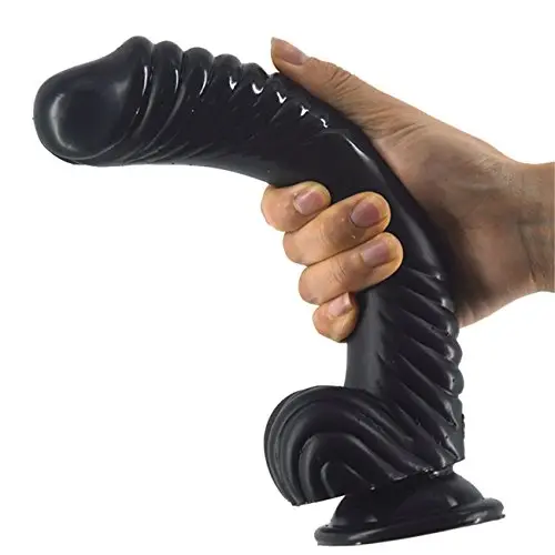 Realistic Ripple Dildo Novelties Huge Dildo Cock Penis with Flared Suction Cup Vaginal G-spot Anal Stimulating Massager Sex Toy Realistic Ripple Dildo Novelties Huge Dildo Cock Penis with Flared Suction Cup Vaginal G-spot Anal Stimulating Massager Sex Toy