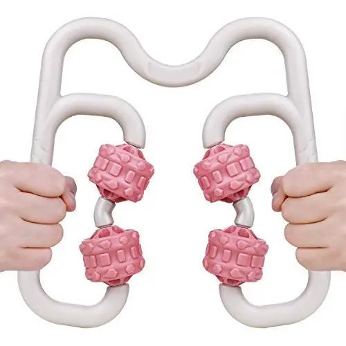 Muscle Roller Massager, Awanber Body Massage Roller Tool for Relief Muscle Soreness, Cramping and Tightness, Cellulite Remover and Faster Recovery Used in Home Office-Pink Muscle Roller Massager, Awanber Body Massage Roller Tool for Relief Muscle Soreness, Cramping and Tightness, Cellulite Remover and Faster Recovery Used in Home Office-Pink