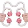 Muscle Roller Massager, Awanber Body Massage Roller Tool for Relief Muscle Soreness, Cramping and Tightness, Cellulite Remover and Faster Recovery Used in Home Office-Pink