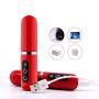 Lipstick Vibrator Bullet Clitoral Vibrator with 12 Speed for Travel Rechargeable Waterproof Adult G-Spot Vibrator Sex Toys for Women (Red)