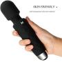 COC Mini Wand Massager Travel Friendly for Men and Women, Black, 8 Ounce