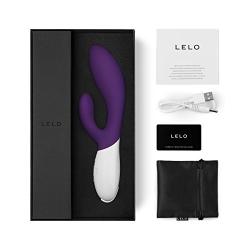 LELO INA 2 Luxury Rabbit Style Vibrator, Dual-Action Vibe, Purple