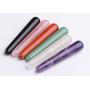JIC Gem 6pc Natural Crystal Massage Wand for Face Acupuncture Therapy Pointed Stick Tretament Gua Sha Scraping Tool for Reiki Healing