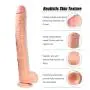 16.93-inch Lifelike Realistic Dildo with Powerful Suction Cup - Fake Penis Female Hands-Free Massage Toys 16.93-inch Lifelike Realistic Dildo with Powerful Suction Cup - Fake Penis Female Hands-Free Massage Toys