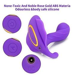 Female Wearable USB Charging Wireless Remote Control Butterfly Vib and rator Toys - Amateur Massage Relaxation