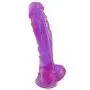 HAPPYWO Womens 9.1-Inch Silicone Soft-Ďîldɔ, Realistic Texture and Real Touch Toys Beginners - Cute Purple
