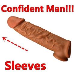 Extender Enlarger Extension Sheath Elastic Long Lasting Time Size Sleeve Stamina Enhancerzwfcc