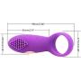 TPTPMAY Silicone Clock Ring Vibranting Pennis Rings Waterproof USB Rechargeable 12-Speed Vibrantor Powerful Clotoris Couple Funny Toy