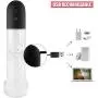 Automatic Penis Vacuum Pump with Masturbation Sleeve for Powerful Suction, PALOQUETH 2 in1 Rechargeable Electronic Penis Growth Pump with Male Masturbator Sex Toy for Beginners 2.83 inch*11.8 inch