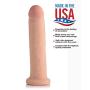 USA Cocks Ultra Real Dual Layer Suction Cup Dildo Without Balls, 10 Inch, Flesh