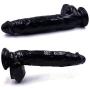 WJL HW Personal Massager 11.8 Inch Big Size Real Feel Boys Skin Female Relax Massager (Color : Black)