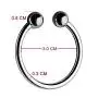 Penis Glans Ring Erection Enhancing with Stainless Steel Joy Ball Sex Toy Rings for Cock Pleasure (30mm, 2 Joy Balls) Penis Glans Ring Erection Enhancing with Stainless Steel Joy Ball Sex Toy Rings for Cock Pleasure (30mm, 2 Joy Balls)