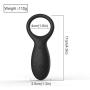Vibrating Cock Ring Silicone Vibrator for Men, Penis Ring with Powerful Vibration for Couples